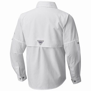 Columbia PFG Bahama™ Långärmad Tröja Pojkar Vita (BEGKJ1387)